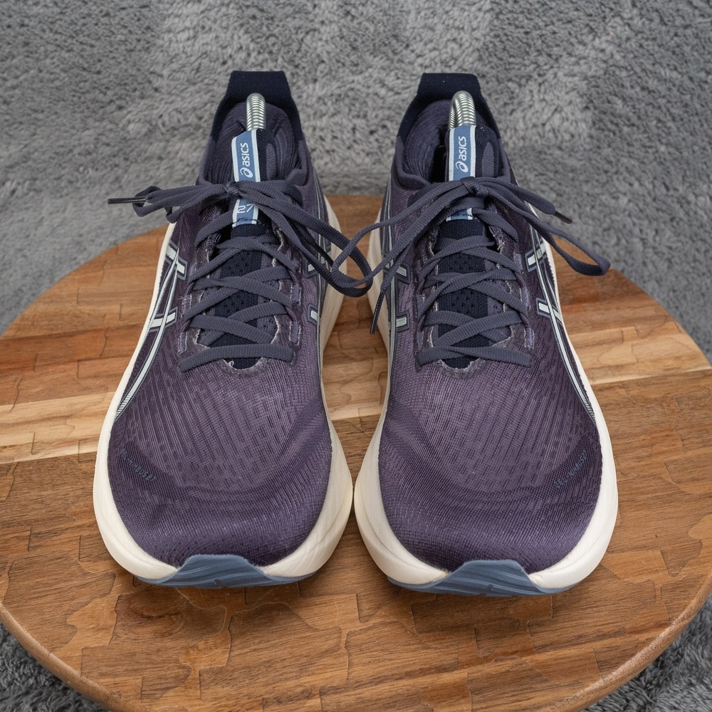 Size‎ 11 - Asics Gel Nimbus 27 Indigo Fog Running Shoe Excellent W - Picture 2 of 10